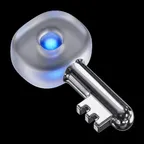 Glass key render